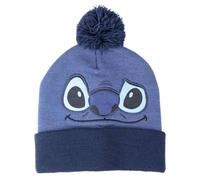 Disney Bonnet Tricot Stitch, Bleu, Taille Unique Unisex Kids