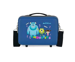 Disney Boo, Monsters, 29x21x15 cms, Disney Boo! Trousse Adaptable Bleue 29 x 21 x 15 cm Rigide ABS 9,14 l