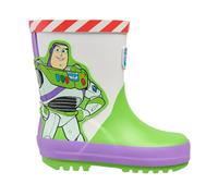 Disney Bottes en caoutchouc Toy Story Buzz l'Éclair pour enfants | Bottes en caoutchouc pour garçons | Tailles 6-12 | Bottes en caoutchouc officielles Pixar pour enfants, blanc, 7 UK Child