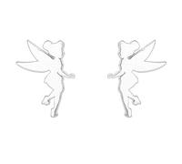 Disney boucles d'oreilles à tige en forme de la fée Clochette en argent sterling