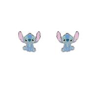 Disney Boucles d'oreilles à tige – Laiton plaqué argent, taille unique, sans pierre précieuse