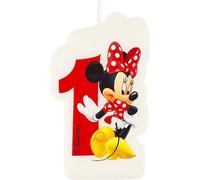 Disney - Bougie "Café", 1er anniversaire - Cire SG30561 (Taille unique) (Rouge/Blanc)