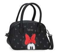 Disney Bowlogue Minnie Sac à Main, Taille Unique, Noir, Talla única, Sac