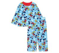 Disney Boys' Lightyear Mouse | The Nightmare Before Christmas | Toys Story 4 2-Piece Loose-Fit Pajamas Set, Mickey and Pluto 2