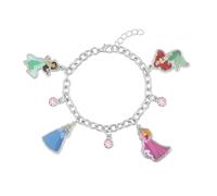 Disney Bracelet à Breloques Princesse BH00248RRUL-65.PH, Taille Unique, Métal, Pas de gemme