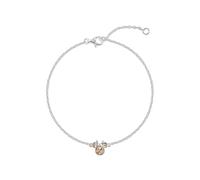 Disney Bracelet Minnie Mouse en argent sterling 925 avec pierre de naissance du mois de juin, 17 cm avec rallonge de 2,5 cm