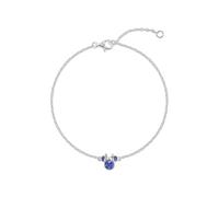 Disney Bracelet Minnie Mouse en argent sterling 925 avec pierre de naissance du mois de septembre, 17 cm avec rallonge de 2,5 cm