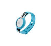 Disney Bracelet pour Apple AirTag à Ajustement Universel et réglable en Silicone Souple et Durable, protège Le traqueur, Prise en Main sûre, Poids léger (Mickey Faces Bleu)