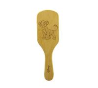 DISNEY - Brosse en Bois Démêlante - Idéale Pour Cheveux Délicats - SIMBA - LE ROI LION - Produit Officiel Disney