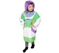 Disney Buzz l'Éclair de Toy Story - Sweat à Capuche garçons Surdimensionné - Pull Couverture pour garçons avec Grande Poche Avant - 4-5 Ans: 110cm