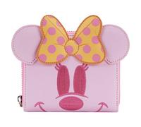 Loungefly Disney By Ghost Minnie Glow In The Dark Wallet Rose