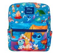 DISNEY BY LOUNGEFLY SAC À DOS MINI LILO AND STITCH CAMPING CUTIES AOP