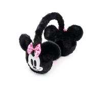 Disney Cache-oreilles Minnie Mouse noir | Matériau moelleux pour garder au chaud | Accessoires de personnage de dessin animé pour filles | Vêtements d'hiver