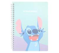 Disney Cahier à spirales avec couverture en polypropylène Motif Stitch & Friends