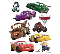 DISNEY CARS 2 maxi stickers muraux 85x65cm