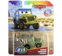 Mattel – Rescue Sarge (Cars) – ressorts de radiateur à changement de couleur – 2025