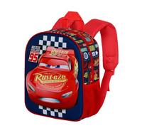 Disney Cars 3 Cups-Sac à Dos 3D Elite, Noir 25 x 30 cm, Capacité 7 L