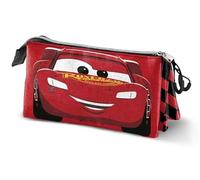 Disney Cars 3 Speed-Trousse Triple, Rouge, 23 x 11 cm