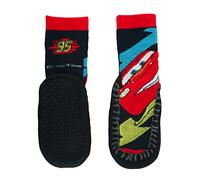 Disney Cars Chaussettes antidérapantes pour enfants de 6 mois à 4 ans, Cars Black (UK 6-8.5 / EU 23-26), One Size