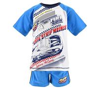 Disney Cars, Ensemble T Shirt + Short Garçon (Bleu,8 ans)