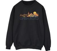 Disney - "Cars Explore The Open Road" Sweat-shirt pour femme BI11971 (L) (Noir)