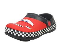 Disney Cars Flash McQueen Sabots à enfiler pour enfants pour l'été, la plage, le jardin, la piscine, les vacances, les tout-petits, Rouge, 7 UK Child