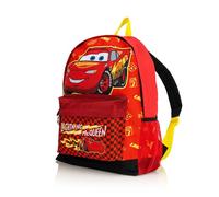 Disney Cars Lightning McQueen Sac à dos Enfant pour garçon - Sac d'école avec poche avant et filet latéral - Sac de voyage pour la rentrée scolaire