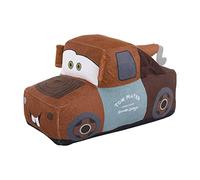 Disney Cars Mater Coussin décoratif en Peluche 3D pour Enfant avec Broderie Marron