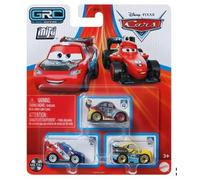 Disney Cars Mini Racers Lot de 3 (Grc Racers 3 Raoul CaRoule, Max Schnell et Cruz Ramirez)