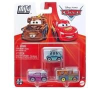 Disney Cars Mini Racers Lot de 3 (Professeur Z, Mater, Holley Shiftwell)