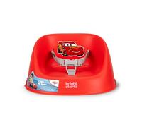 Disney Cars My Spot Chaise d'appoint pour bébé facile à nettoyer, harnais à 3 points, sangles amovibles lavables, rouge, par Bright Starts