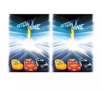 Disney Cars Nappe de table pour fête d'anniversaire d'enfant et fête à thème, dimensions : 120 x 180 cm, facile à nettoyer, réutilisable, nappe pour fête d'anniversaire d'enfant