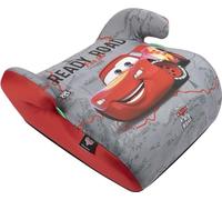 Disney Cars Réhausseur voiture enfant i-Size ECE R129. Siège pour la sécurité des enfants d'une hauteur de 125 à 150 cm. Réhausseur auto avec graphisme du Cars siège pour enfant sur fond gris.
