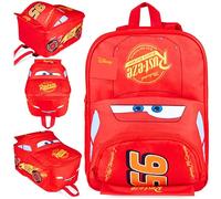 Disney Cars Sac à Dos Enfant Lightning McQueen Cartable Scolaire Léger Maternelle Sac Pique Nique Rangement École Sorties Voyage