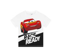 Disney Cars Shirt | Tee Shirt Cars Flash Mcqueen Tee Shirt Enfant Garcon | Produits Dérivés Officiels De Cars | Blanc 7-8 Ans
