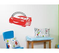 Disney Cars Sticker 3D personnalisable Flash Mcqueen