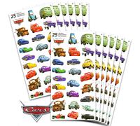 Disney Cars Stickers for Toddlers Kids Adults Set ~ Bundle comprend 300 autocollants Disney Cars sur 12 feuilles de faveur de f te (Disney Cars P