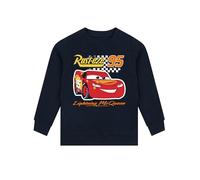 Disney Cars Sweats Garçon | Lightning McQueen Sweat Enfant Garcon | Pull Enfant Garcon | Bleu 7-8 Ans