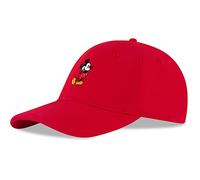 Disney Baseball Cap, Mickey Mouse Adjustable Hat for Adult Casquette, Rouge, X-Large Homme