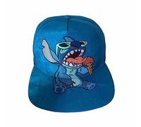 Disney Casquette Snapback Stitch Chapeau de Baseball Bleu de Lilo et Stitch, Bleu, Taille Unique