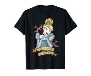 Disney Cendrillon A Dream Is A Wish Your Heart Makes Bannière T-Shirt