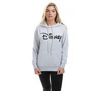 Disney Chandail à Capuchon à Logo uni pour Femme, Gris (Grey Heather SPO), 8 UK