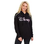 Disney Chandail à Capuchon à Logo uni pour Femme, Noir (Noir Noir), 12 Pouces UK