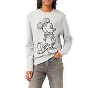 Disney Esquisse Mickey Mouse Maillot de survêtement, Gris, 12/L EU Femme
