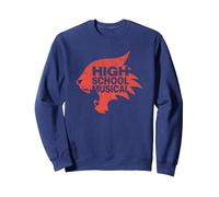 Disney Channel High School Musical Wildcats Sweatshirt, Unisexe pour adultes, Bleu Marine, S