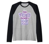 Disney Channel The Proud Family 25th Anniversary Logo Manche Raglan