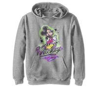 Disney Characters Airbrush Mickey Boy's Pull à Capuche en Polaire pour Femme Taille S, Athletic Heather, S