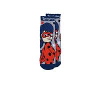 Disney Chaussettes Antiderapantes Enfant - Chaussettes Fille Ladybug - Chaussettes Chaussons Enfant - Gris 23/26