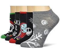 Disney Socquettes Nightmare Before Christmas – Lot de 5, rouge, 42-44,5 EU Femmes