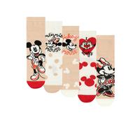 Disney - Chaussettes motif Mickey et Minnie Mouse - Femme (NS10006)